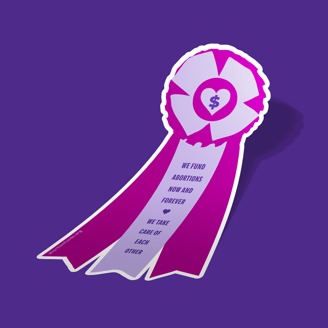 Now & Forever We Take Care of Each Other ribbon sticker