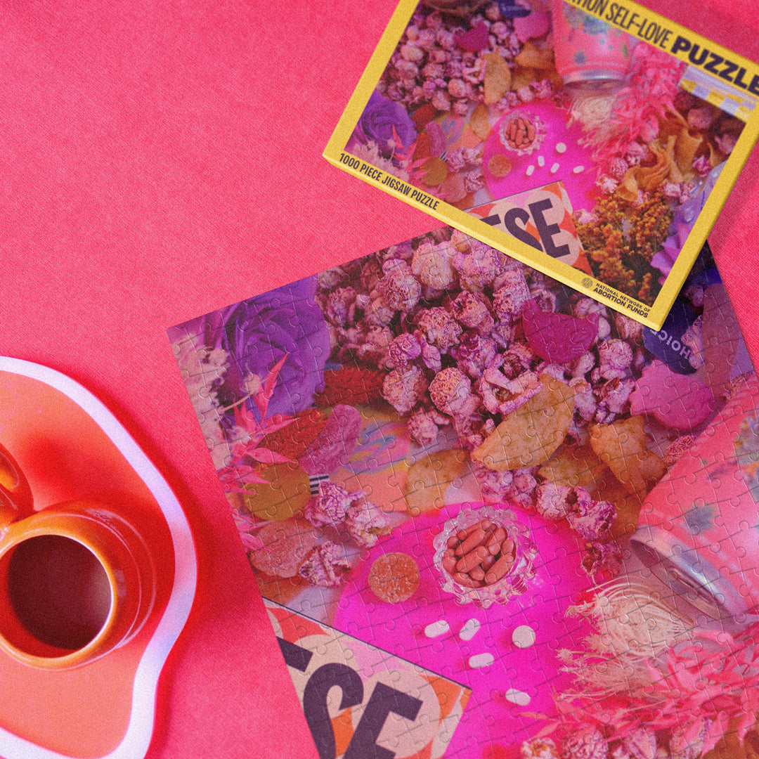 PREORDER! Ships by 12/17: Self-Managed Abortion Self-Love Jigsaw Puzzle