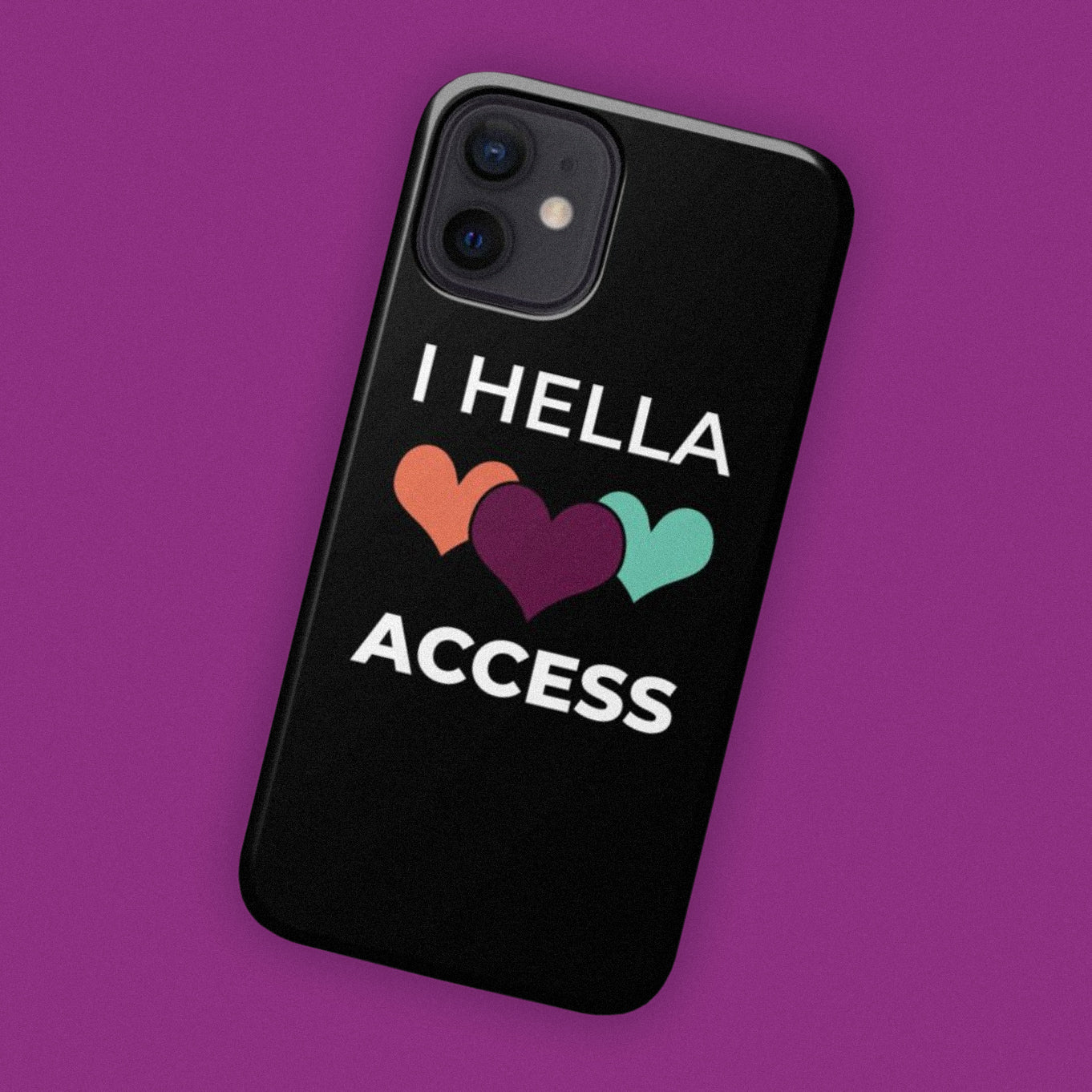 ACCESS Reproductive Justice: I Hella Heart ACCESS phone case