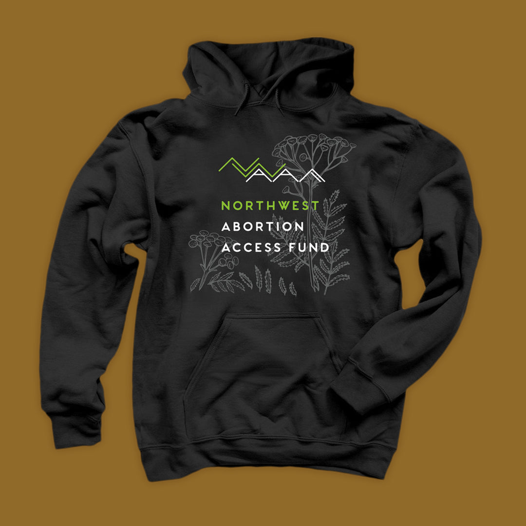 Northwest Abortion Access Fund logo hoodie